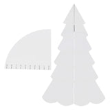 Handmade Christmas Tree Quilting Set Transparent Acrylic DIY Sewing Pattern Template Ruler Tool Set for Bowl Mats Making S