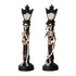 Halloween Skeleton Lamp Resin Decorative Glowing Halloween Ornaments Lamp for Festival Party 1 Pair Skeleton Street Lamps