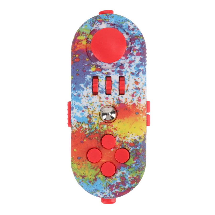Fidget Toy Reduce Stress Relax Mood Portable Anxiety Sensory EDC Toy Sensory Fidgets Controller Pad 11 Graffiti Color