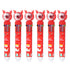 6pcs Christmas Ballpoint Pen 10 Colors Innovative Christmas Press Ballpoint Pen for Teacher Students Children Gift Christmas Snowman