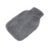 2000ML Hot Water Jug Bag Rubber Double Sided Hand Inserted Large Explosionproof Hot Water Pack for Home Back Pain Dark Gray