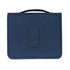 Hanging Toiletry Bag Cosmetic Bag Foldable Makeup Bag with Hook and Tote Navy Blue 24x18.5x9.5cm for Travel