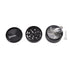4 Layers Hand Crank Spices Grinder Zinc Alloy 60mm Manual Spice Grinder with Filter