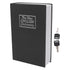 Book Safe Simulation Book Safe Box Portable Money Storing Box with Lock Key for Birthday Gift Black