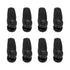 8PCS Hand Pressure Point Tool Plastic Hand Acupressure Clip for Between Thumb and Index Migraine Headache Relief Black