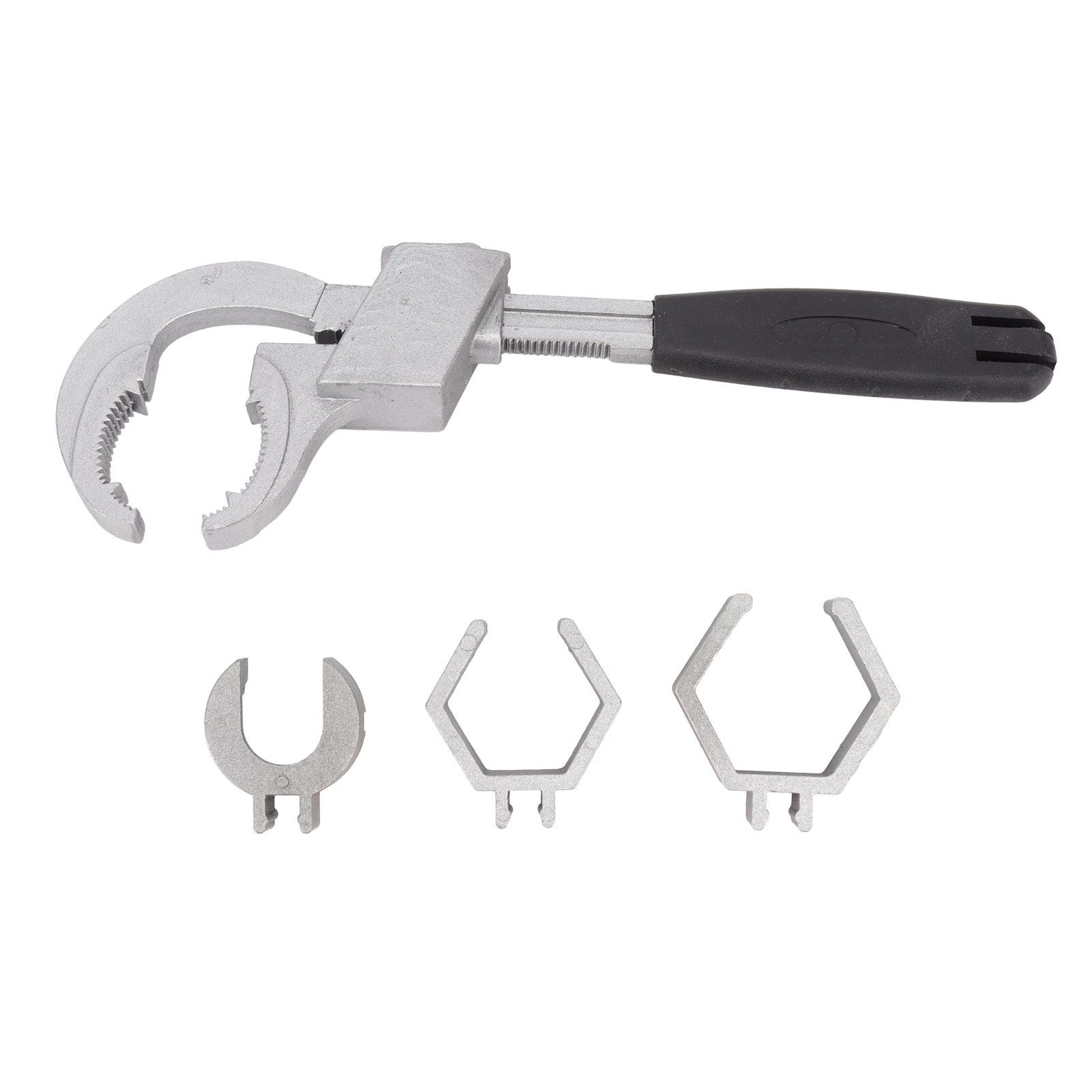 Universal Adjustable Wrench Multifunctional Aluminum Alloy Bathroom Wrench Repair Tool for Sink