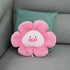Flower Throw Seating Cushion Multipurpose Padded Soft Cute Flower Nap Throw Pillow for Home Office Peach