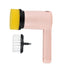 3 Gears Electric Cleaning Brush Cordless Multifunction Plastic with Extended Handle Electric Brush Cleaning Tool for Kitchen Pink 800mah