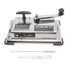 Cigarette Rolling Machine Double Track Thickened Cigarette Roller Manual Straight Push Tobacco Injector Silver 8mm/0.31in