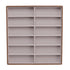 Sunglasses Display Tray PU Wood Grain Sunglasses Storage Case for Home Glasses Store 12 Grids