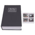 Dictionary Coin Piggy Banks Money Saving Box with Coded Lock Book Shape Secret Birthday Gift for Kids Safe Box Black L