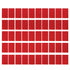 50PCS Business Name Card Laser Engraving Waterproof and Wear Resistant Aluminum Visiting Card for Company Red