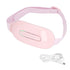 Electric Menstrual Heating Belt 3 Gears Fast Heating Intelligent Massage Electric Waist Belt for Women Pink