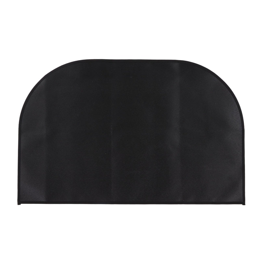Fire Pit Mat Insulated Fireproof Heat Resistant Foldable Under Grill Mat for Fireplace Outdoor Camping Black 50x80cm/19.7x31.5in