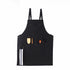 Barbecue Apron Adjustable Waterproof Work Tool Apron with Multiple Pockets Kitchen Apron