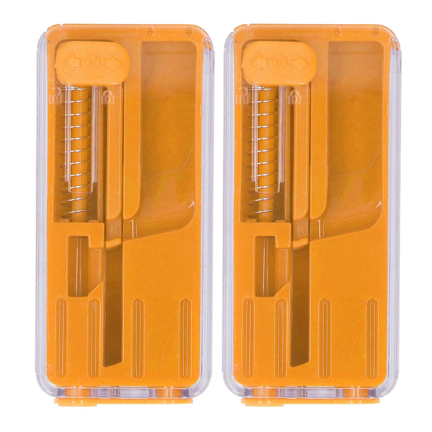 2PCS Cigarette Explosion Beads Pushers Peppermint Cigarette Bursting Beads Pusher Box DIY Smoking Tools Orange