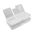 Electronic Components Storage Box Multipurpose Double Layer Rectangular PP Clear Component Containers