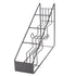 Wire Bottle Holder 4 Compartments Stainless Steel Syrup Bottle Holder Stable Coffee Spice Rack Shelf for Kitchen