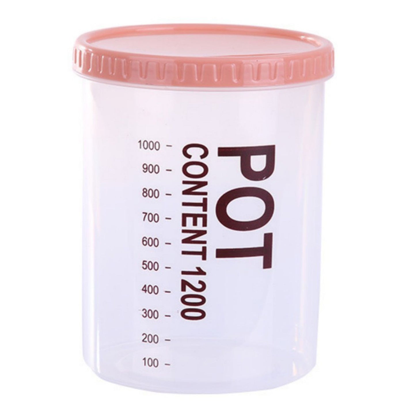 Storage Jars Plastic Material Stackable Transparent Body Large Capacity Rotatable Sealing Cover Airtight Jars with Lids Large Color Random