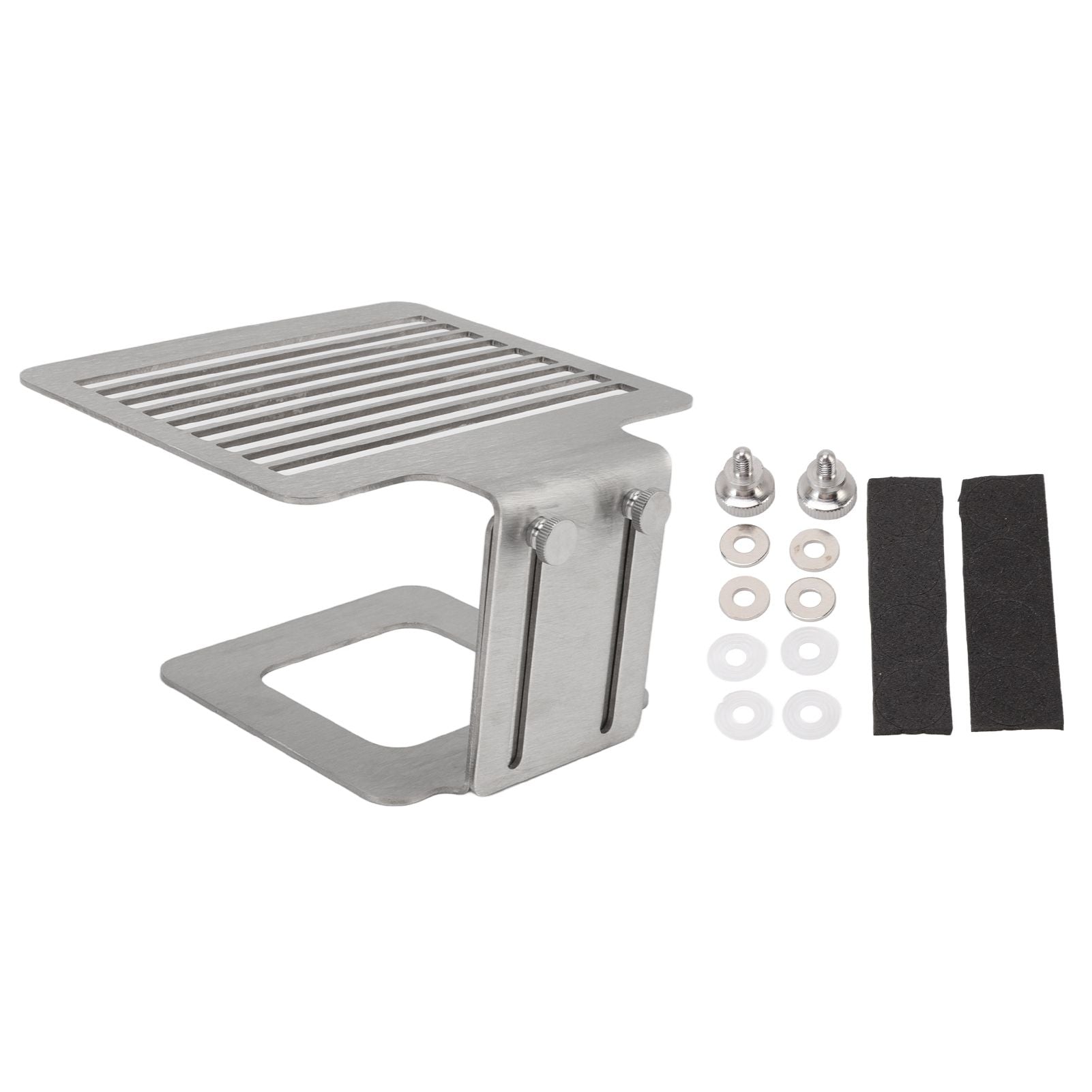 Coffee Machine Scale Rack Stainless Steel Height Adjustable Strong Weighing Rack Silver