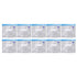 10pcs Food Vacuum Bag 22x21cm Household Thickened Transparent Food Grade Vacuum Sealer Bag for Kitchen
