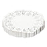 150pcs White Lace Round Paper Doilies Disposable Hollow Flower Oil Absorbing Paper for Fried Food Pizza Desserts Cake 150pcs Oil Absorbing Paper