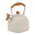 Whistling Kettle 2.5L Stainless Steel Efficient Uniform Heating Stovetop Whistling Tea Pot with Heat Insulation Handle