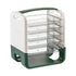 Four Layers Dish Preparation Plate Drawer Design Plastic Vegetable Preparation Rack Kitchen Storage Rack Green