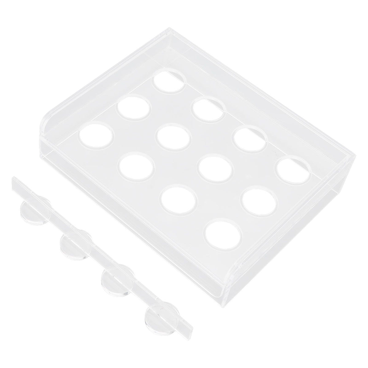 12 Holes Manual Coffee Capsules Filling Board Reusable Coffee Capsule Holder Rack with Coffee Tamper