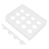 12 Holes Manual Coffee Capsules Filling Board Reusable Coffee Capsule Holder Rack with Coffee Tamper