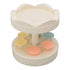 6 Trays 2 Tier Automatic Rotating Dessert Cupcake Display Table Swing Tray with Music for Wedding Birthday Party Supplies Gift