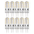 10 Pcs G4 LED Bulbs Bi Pin Base Silicone Warm White 3000K 1.5W AC220V 110LM Landscape Bulbs Replacement