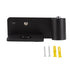 LED Wall Light USB Interface Wireless Charging LED Wall Lamp for Living Room Bedroom 85‑265V Black Right