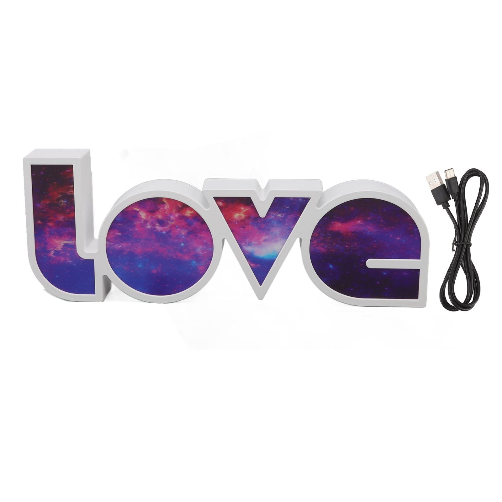 Love Letter Light LED USB and Battery Power Supply White Light Love Sign Decorations Light for Birthday Festival Milky Way