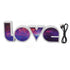 Love Letter Light LED USB and Battery Power Supply White Light Love Sign Decorations Light for Birthday Festival Milky Way