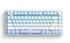 Solakaka A75 3-Mode RGB Mechanical Keyboard, Hot-Swappable Greywood V3 Switch,Blue‑Purple