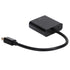 Mini DP to VGA Adapter M/F Display Port Signal Source Receiving Adapter