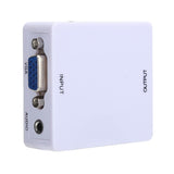 VGA to HDMI Adapter Mini HD 1080P Conversion Box AdapterWhite