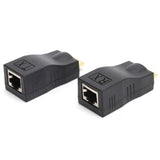 HDMI to RJ45 Adapter Extender Network Connector Cat5e Cat6