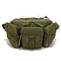 Outdoor Sports Fanny Pack Multipurpose Belt Bag for Camping Hiking Traveling Running Fishing - Army Green