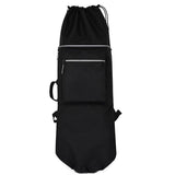 Skateboard Bag Longboards Carrying Case Double Shoulder Backpack Outdoor Travel - Black