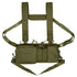 Tactical Chest Vest Rig Bag Field Training Vest Multifunctional Camouflage Strap with Multi-Pocket Outdoor Camping CS Match Pack - Army Green