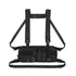 Tactical Chest Vest Rig Bag Field Training Vest Multifunctional Camouflage Strap with Multi-Pocket Outdoor Camping CS Match Pack - Black Camouflage