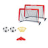 Soccer Goals for Backyard Set Outdoor Sports Games - Red Goal Frame with White Net