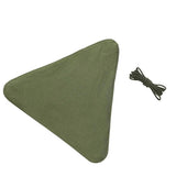 Durable Nylon Camping Stool with Stable Triangle Design, Breathable Seat Cover for Fishing and Hiking