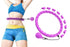 32 Section Weighted Hula Hoop with Massage Rollers - Purple