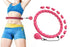 32 Section Weighted Hula Hoop with Massage Rollers - Pink