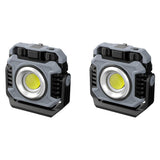 2pcs Portable LED Camping Tent Light Rechargeable Searchlight Outdoor Emergency Lighting Waterproof Hanging Night Lamp