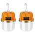2pcs USB Rechargeable LED Camping Lights Outdoor Camping BBQ Tents Hanging Lantern Emergency Power Bank