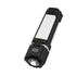 Rechargeable Camping Lantern 1500mAH Waterproof Foldable LED Lamp with 3 Modes for Tent Hanging Black